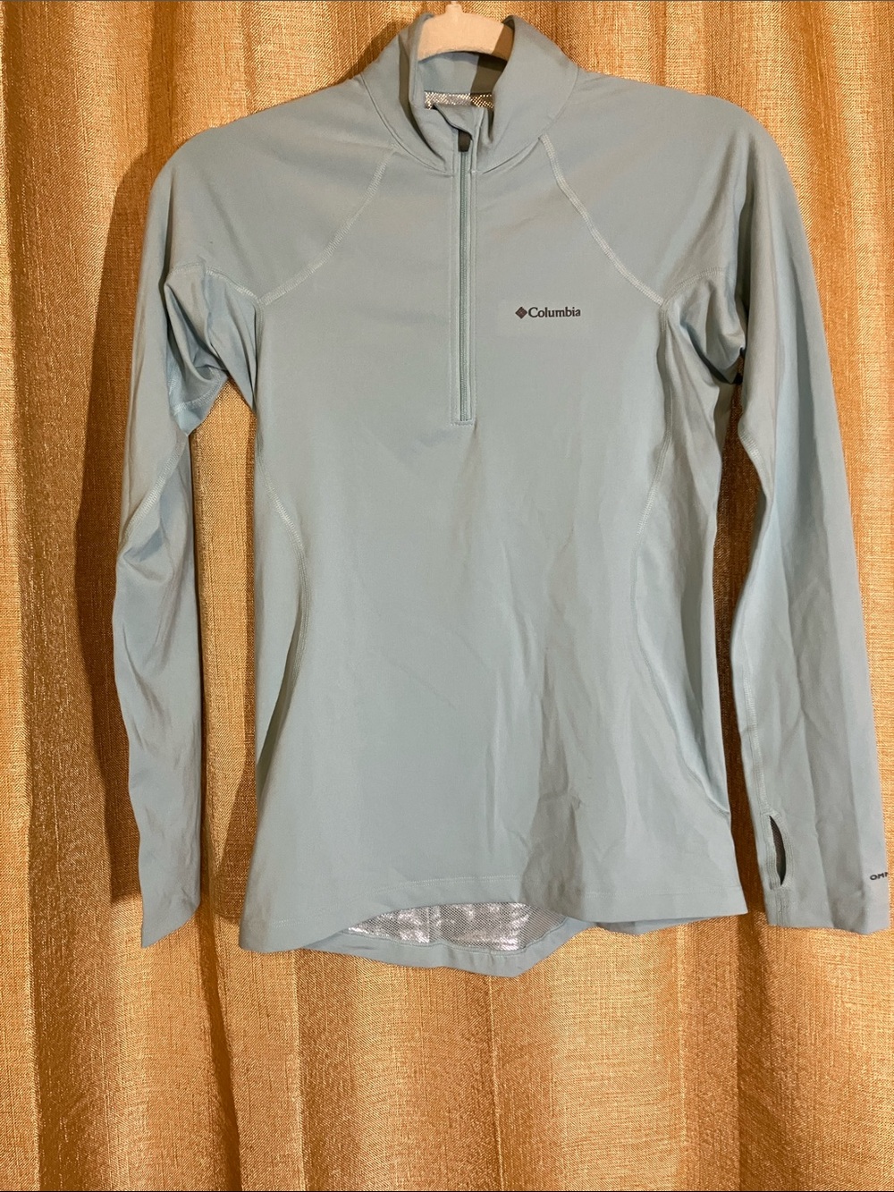 Columbia Light Blue Women's Long-Sleeve Quarter Zip Pullover